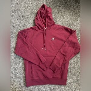 Champion Burgundy Pullover Hoodie